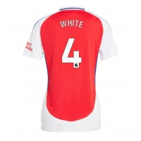 Arsenal Ben White #4 Hjemmedrakt Dame 2024-25 Kortermet